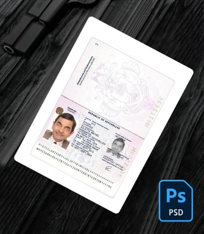 Seychelles passport PSD